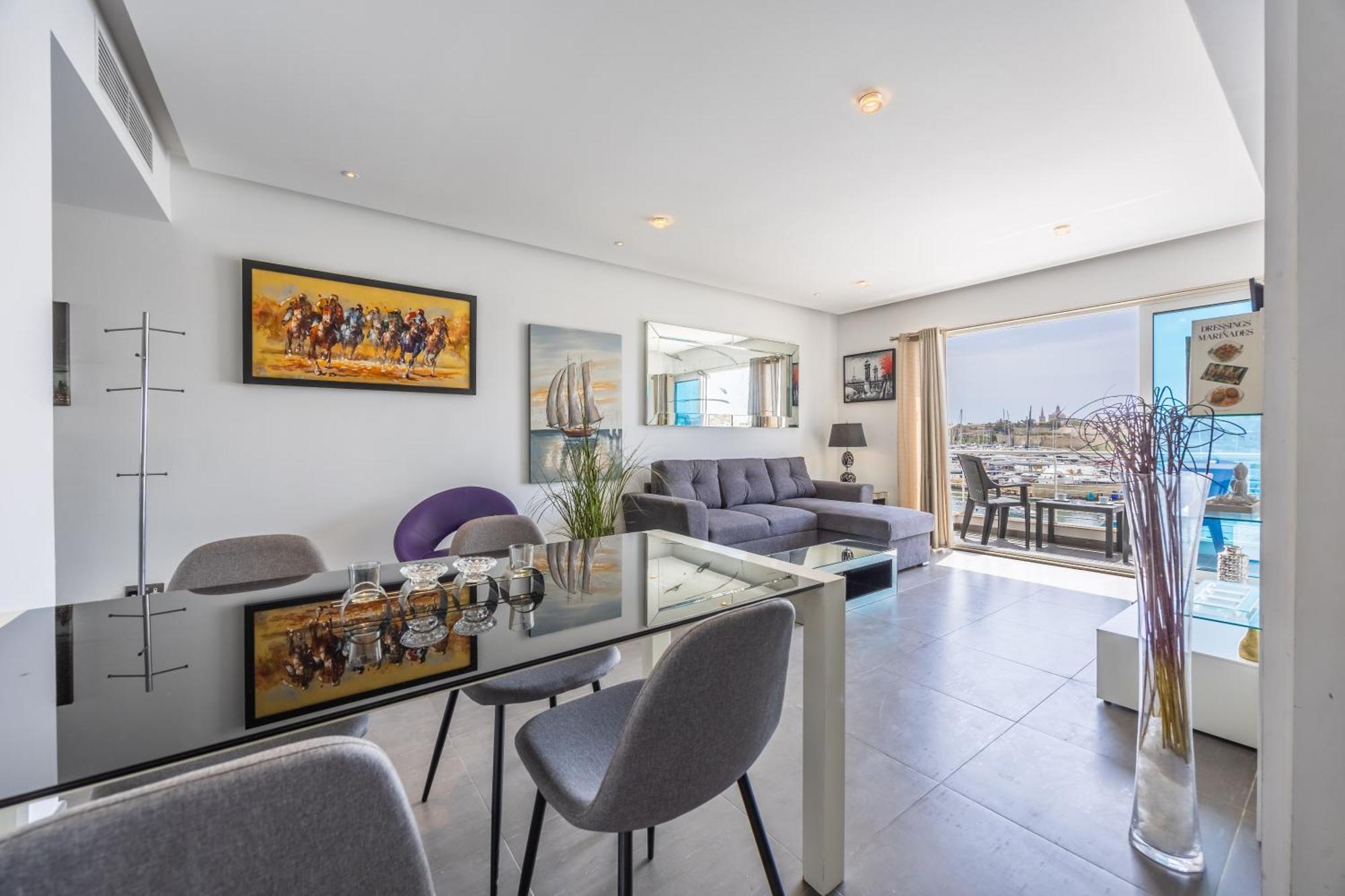 New Duplex Penthouse W Breathtaking Views By Sf Homes Gzira Bagian luar foto